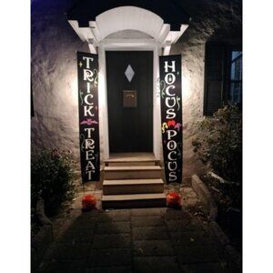 Halloween Decorations Outdoor, Trick or Treat and Hocus Pocus Front Door